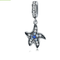 925 sterling Plateado beads accessories Starfish pendant