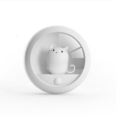 Lámpara Nocturna LED con Sensor de Movimiento - Diseño Gato Adorable - Image 5