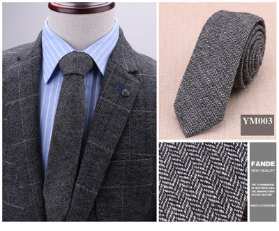 Corbata de Lana 6cm - Elegancia Casual Moderna - Image 4