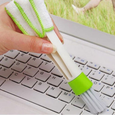 Cepillo Limpiador Doble con Paño para Polvo - Hogar, Tablero y Teclado - Image 5
