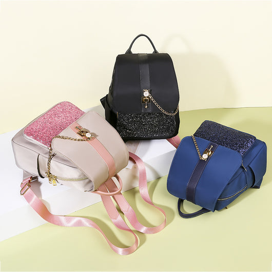 Mochila Escolar Coreana con Lentejuelas - Bolsa de Viaje Estilo Fashion - Image 2