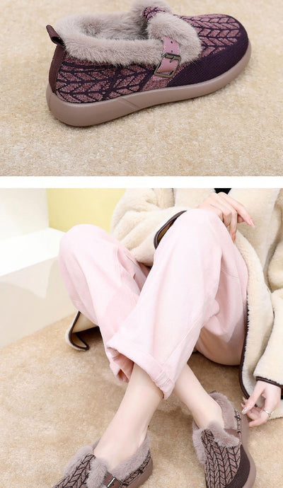 Zapatos de Algodón Aislados con Forro Polar Extra Grueso para Mujer - Image 17