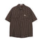 Camisa de Manga Corta con Rayas Verticales para Hombre