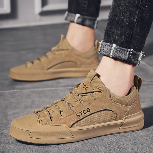 Zapatillas Deportivas Personalizadas Ligeras para Hombre - Diseño Bajo con Cordones - Image 3