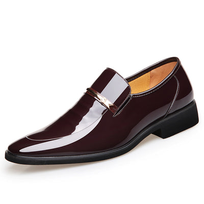 Zapatos de Cuero Charol Puntiagudos para Hombre - Image 7