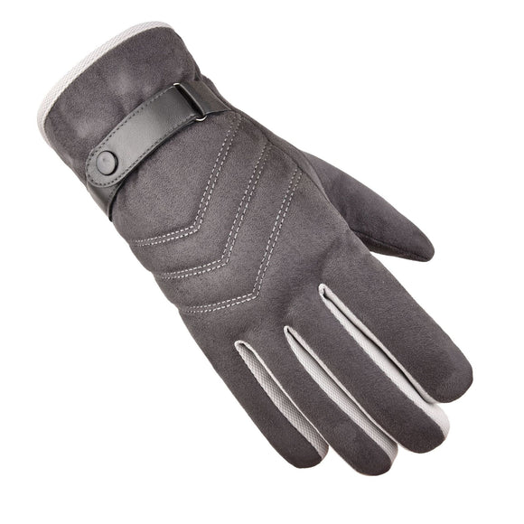Guantes de Motocicleta Ante y Algodón - Protección y Comodidad para Conducción