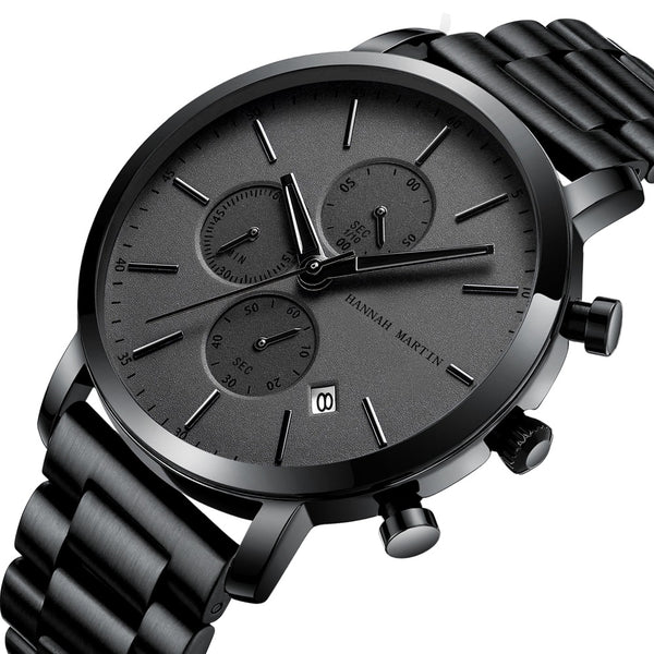 Reloj Empresarial Impermeable con Calendario para Hombre