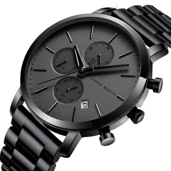 Reloj Empresarial Impermeable con Calendario para Hombre
