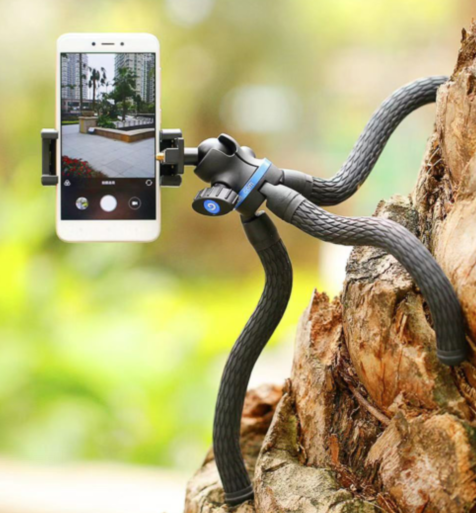 Trípode Pulpo Compatible con Apple - Flexible y Versátil
