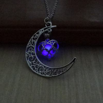Collar Colgante Luminoso Plateado - Cadena de Plata - Image 9