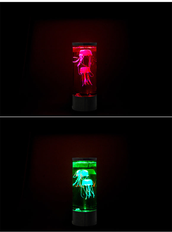 Lámpara Acuario Medusas LED