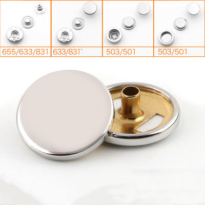 Botones de Presión Metálicos Ocultos para Chaquetas y Prendas Vaqueras - Image 10