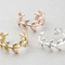 Anillo de Plata con Hoja de Olivo - Diseño Minimalista para Mujer