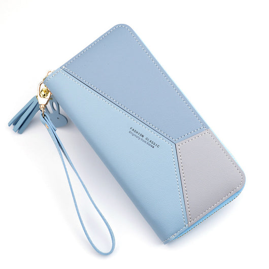 Cartera Larga para Mujer con Cierre de Cremallera y Detalles de Borla - Image 12