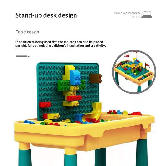 Mesa de Construcción con Bloques Gigantes para Niños - Image 23