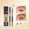 Lápiz de Cejas Triangular Doble Punta Impermeable 3 en 1