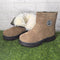Short Work Boots in Pure Wool with Thermal Lining