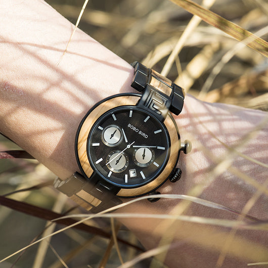 Reloj de Negocios BOBOBIRD con Esfera Luminosa para Hombre - Image 10
