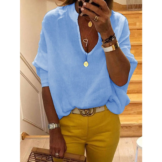 Blusa de Lino Moderna y Elegante - Image 10