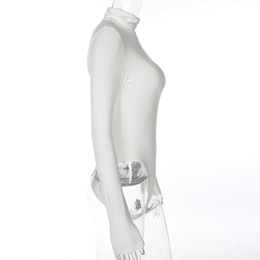 Jumpsuit Ajustado Cuello Alto Elegante - Image 9