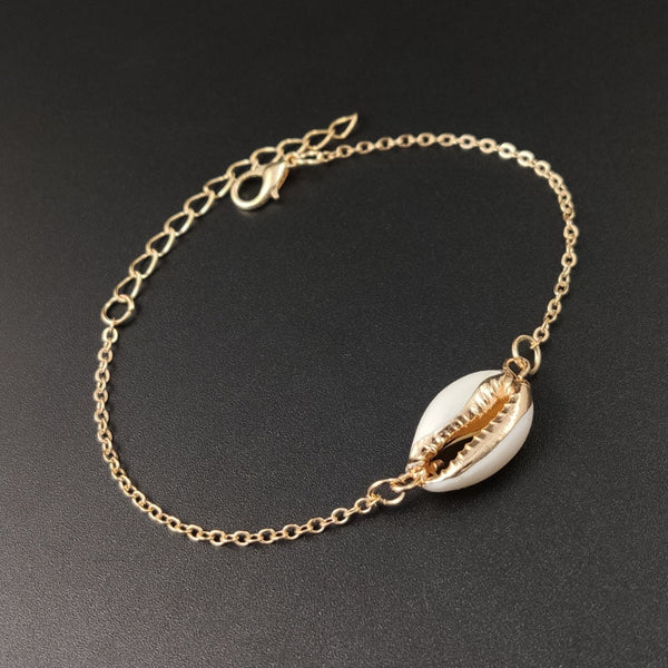 Pulsera de Aleación con Baño de Oro y Esmalte Degradado para Mujer