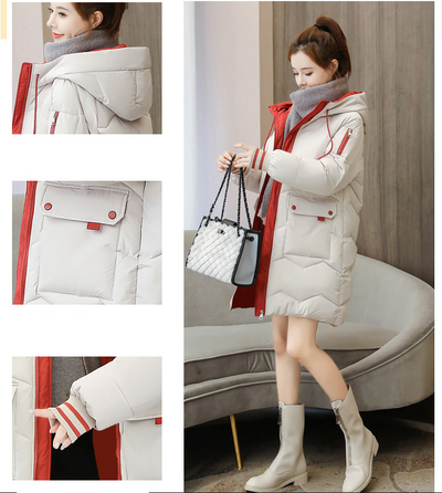 Chaqueta Acolchada Larga para Mujer - Calidez y Estilo - Image 5