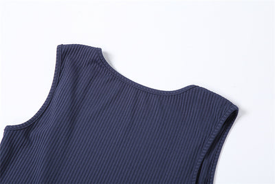 Vestido Asimétrico Elegante de Espalda Abierta con Ajuste Ceñido - Image 19