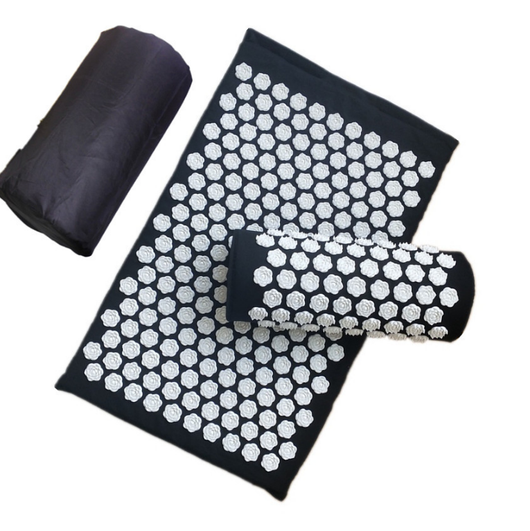 Tapete de Acupresión Loto con Cojín de Masaje para Yoga