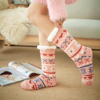 Calcetines Navideños Mujer Caña Media