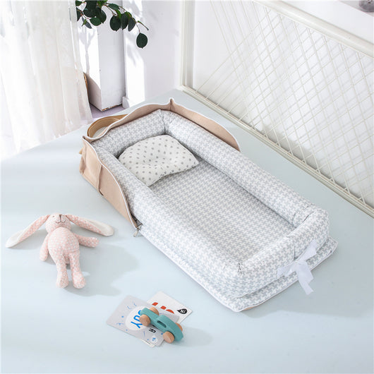 Cuna Portátil de Algodón para Bebé Recién Nacido Plegable - Image 10