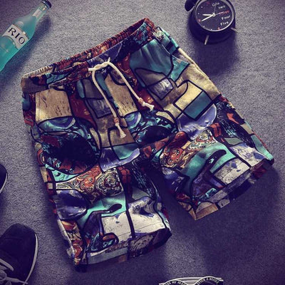 Shorts de Lino Estampado - Comodidad al Instante - Image 3