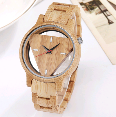 Reloj de Madera con Diseño Hueco Moderno y Elegante - Image 6