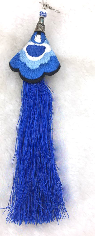 Aretes Étnicos con Borlas Artesanales - Image 4
