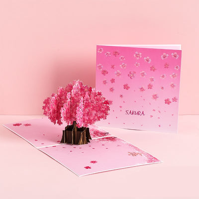 Tarjeta de Invitación Sakura Enamorados con Corte Láser 3D Artesanal - Image 7
