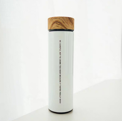 Taza Ejecutiva de Acero Inoxidable 304 con Diseño Veta de Madera - Image 10