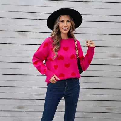 Suéter Corazón para Mujer Talla Grande - Perfecto para San Valentín - Image 4