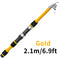 Bare Pole 21 M Yellow Single Cane