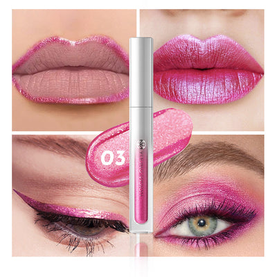 Paleta de 8 Colores: Sombras y Brillos Labiales Resistentes - Image 40