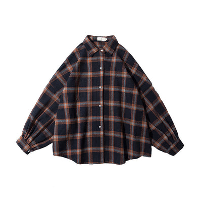 Camisa Casual de Cuadros Manga Larga para Hombre - Image 2