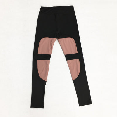 Pantalones de yoga para mujer con panel de malla - Image 23