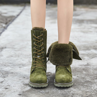 Botas Cálidas de Terciopelo Versátiles para Todo Clima - Image 4