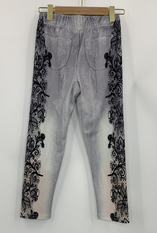 Pantalones Capri Skinny Estampados de Tela Vaquera Sintética Cintura Media - Image 12