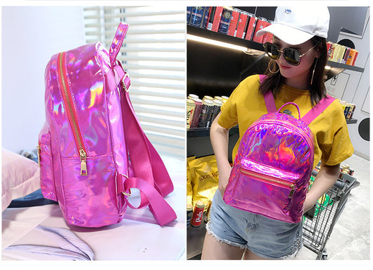 Mochila Reflectante Láser Harajuku Soft Girl Personalizable - Image 10