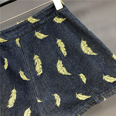 Shorts Vaqueros Ajustados de Cintura Alta para Mujer - Image 18