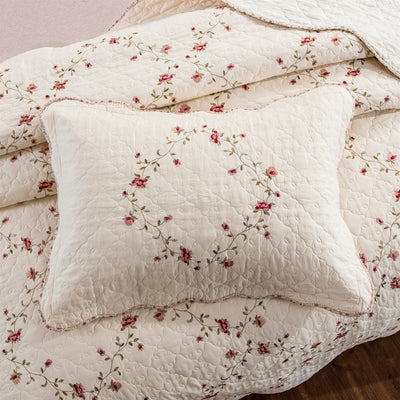Colcha de Verano en Algodón Blanco con Bordados Elegantes - Image 4