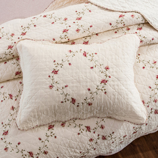 Colcha de Verano en Algodón Blanco con Bordados Elegantes - Image 4
