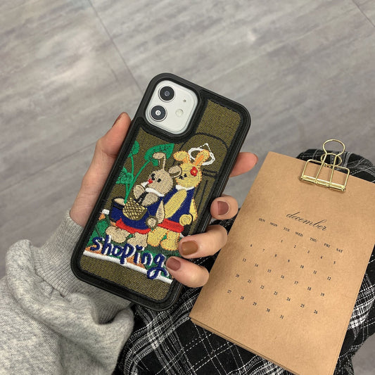 Funda Protectora para Vasos de Té con Bordado Industrial