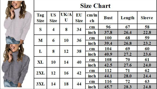 Suéter Cuello Alto Liso Europeo Premium - Image 10