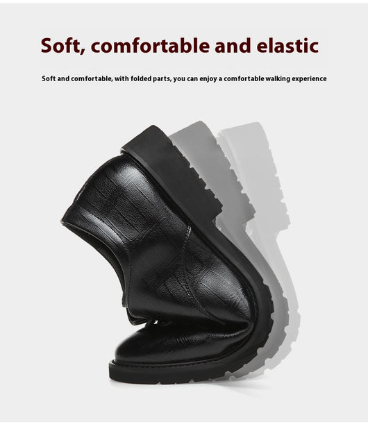Zapatos Formales de Cuero Genuino para Hombre Talla Grande - Image 17