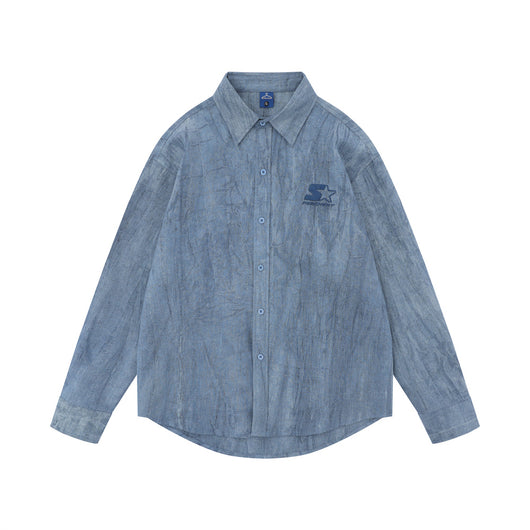 Camisa de Lino y Algodón con Bordado Artesanal para Hombre - Image 11